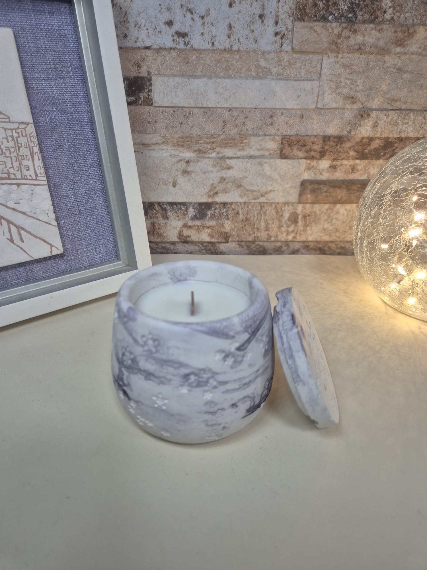 Vela artesanal hecha a mano — Corazones Artesanos